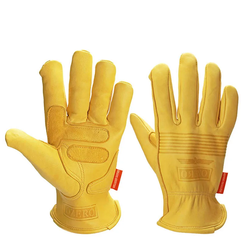 

New Motorcycle Moto Gloves Sheepskin Leather Sports Windproof Anti Cold Anti Snowboard Ski Hiking Hunting Gloves For Men