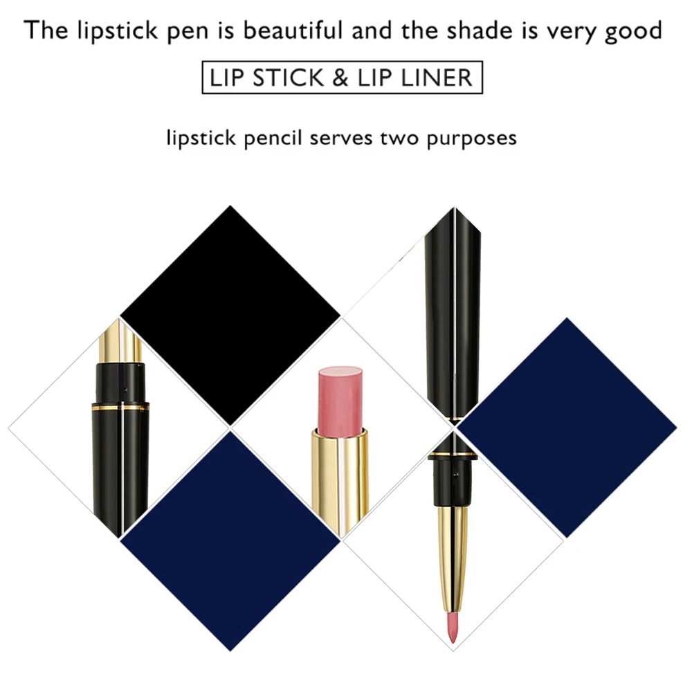 Распродажа на складе! Матовая губная помада с двойной головкой водостойкие