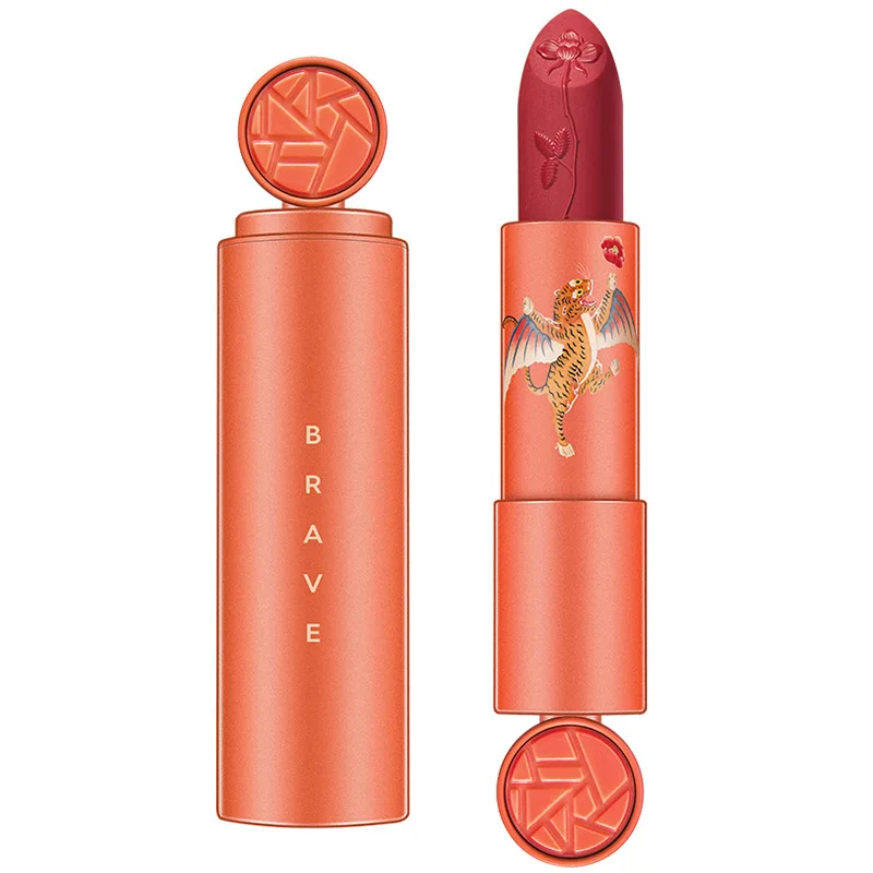 

Velvet Matte Lipstick Courage Series Lip Glaze Long-lasting and Waterproof Lipstick Easy to Wear Lip Makeup Cosmetics