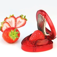 1 pc kitchen fruit gadget tools metal plastic knife strawberry tomato stalks slicer grass cooking tool