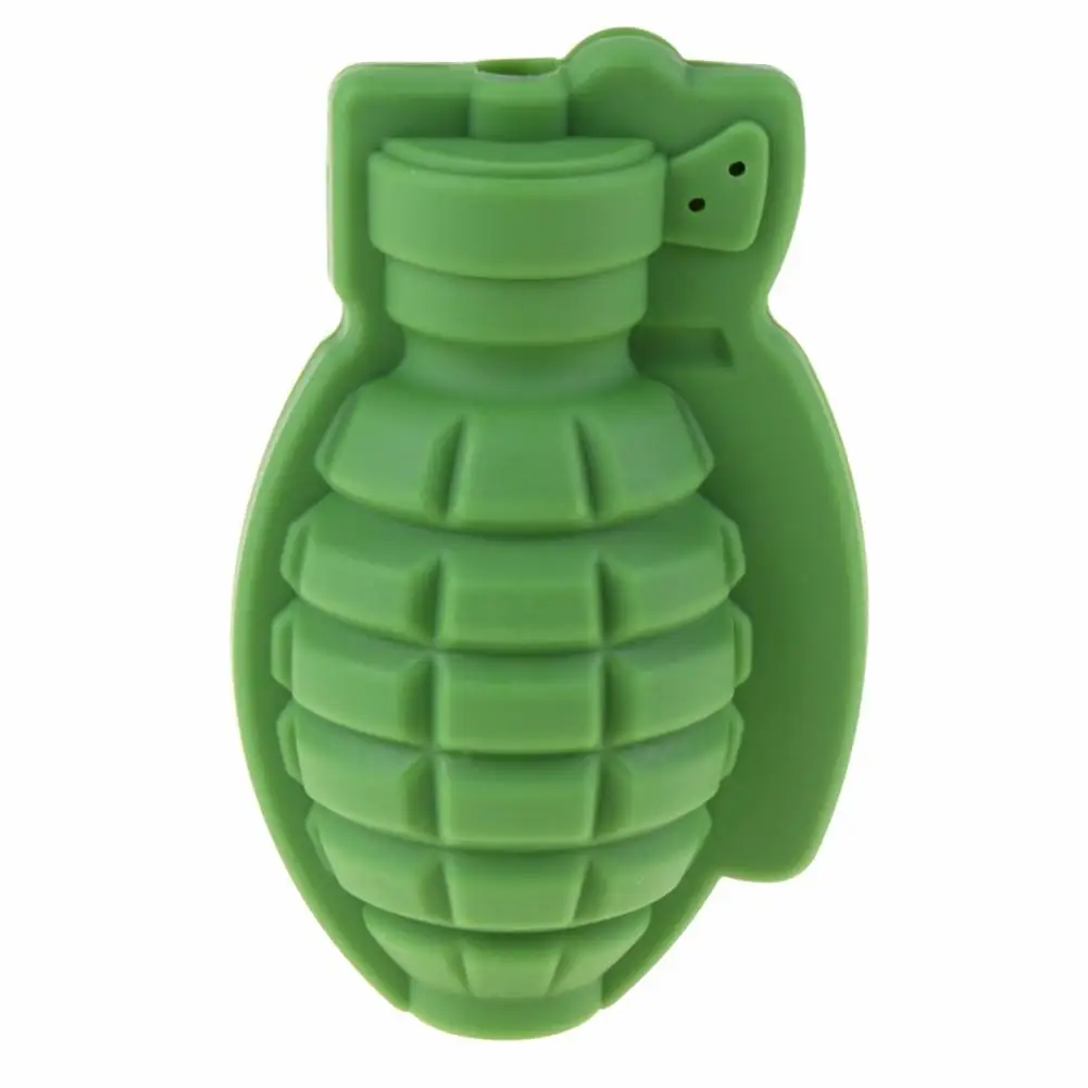 

Creative Party Whisky Green Grenade Shape Silicone Mold 3D Ice Mould Chocolate Cake Baking Gift
