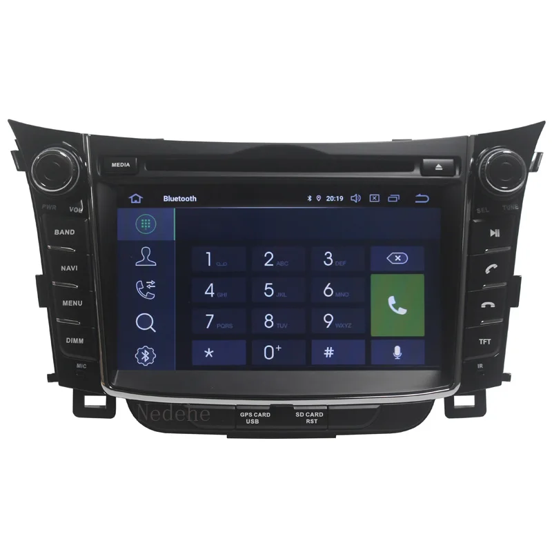 Автомобильный DVD плеер 2 DIN Android 9 Восьмиядерный 4 Гб + 64 ГБ GPS для Hyundai I30 2011 2016