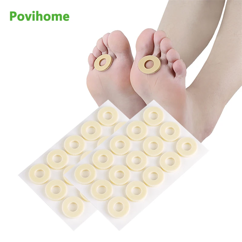 

15Pcs/bag Self Adhesive Calluses Plaster Cushions Soft Foam Corn Pads Anti-friction Feet Pads Toe Foot Protectors Medical Patch