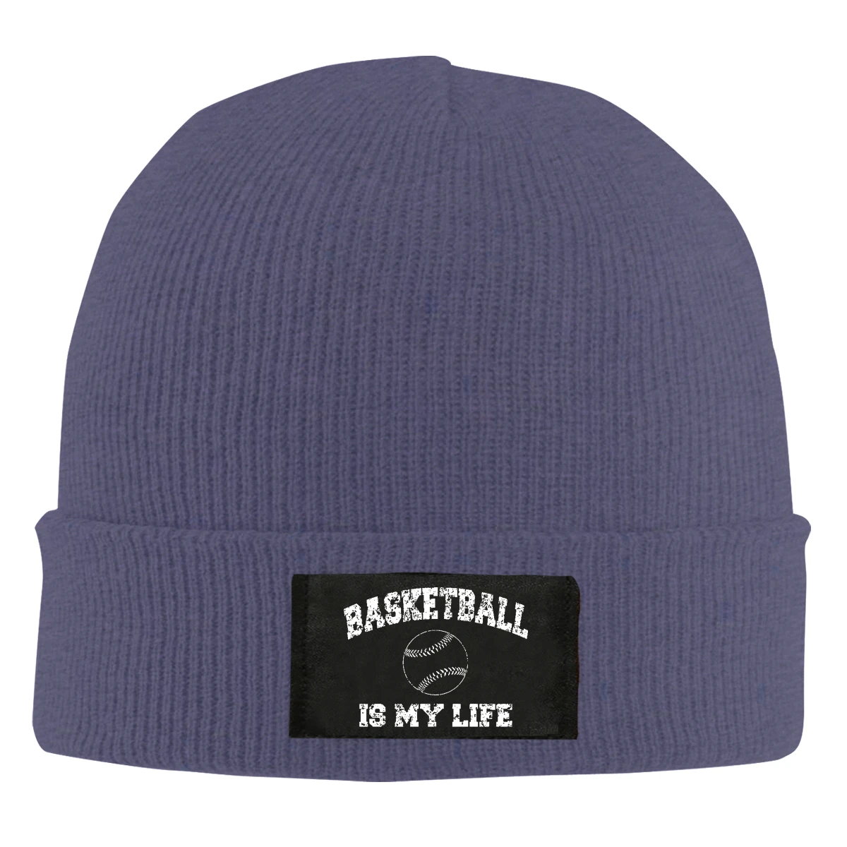 Баскетбол моя жизнь Черная шапка Мужская Женская Зимний теплый для катания на