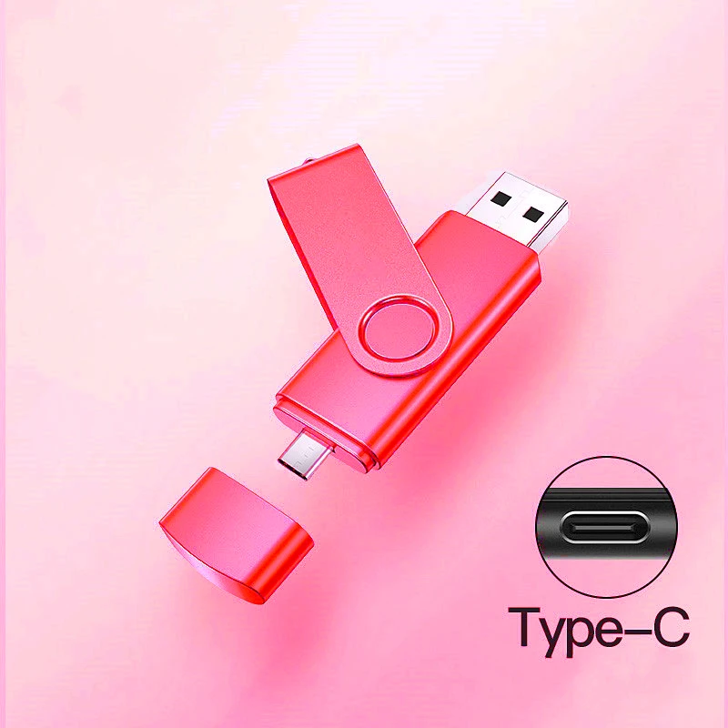 Тип C мобильный телефон usb флэш память 32GB 128 ГБ оперативной памяти 16 Гб встроенной