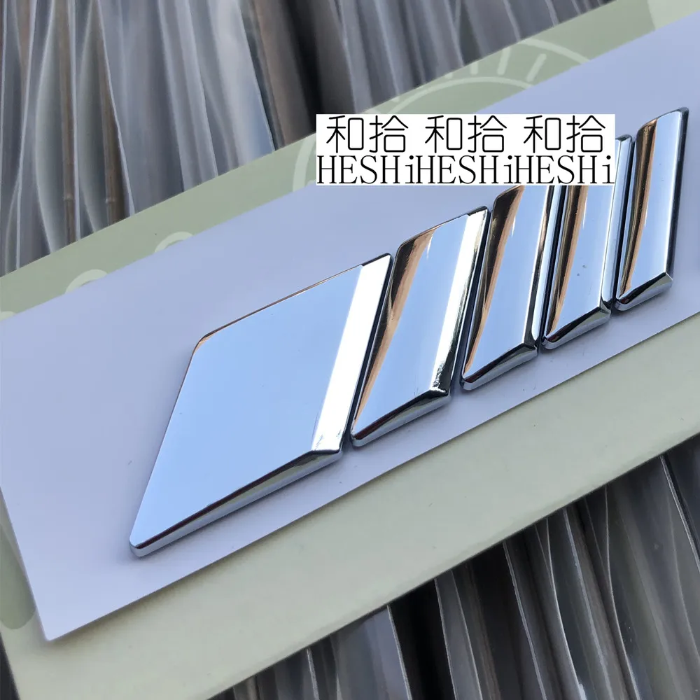 silvery Сверхъестественное качество автомобильные наклейки для AMG slash Алфавит украшения резервная коробка алфавит наклейки для slash AMG наклейки - Название цвета: silvery