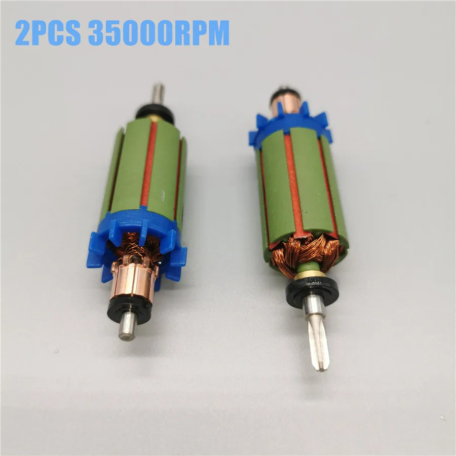 5 видов 35K 45K Сильный 210 204 90 102L 105L 103L 102LN& Marathon насадка ротор мотора состоит из электрическая для ухода за ногтями аксессуары для сверления - Цвет: 2PCS  35000RPM