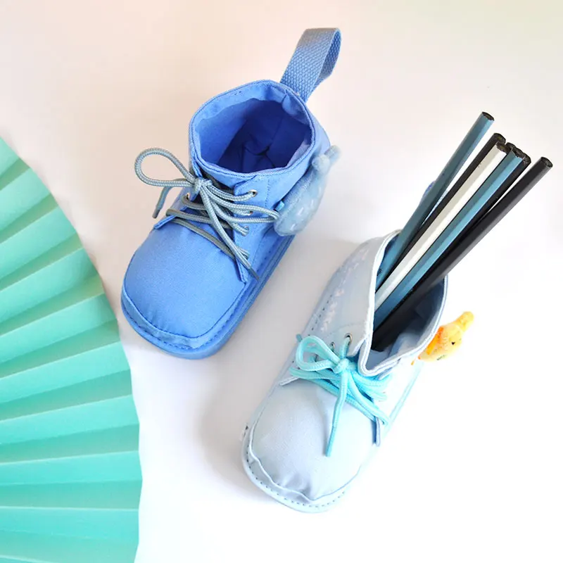 Большой Вместительный чехол-карандаш из парусины с застежкой-молнией милые