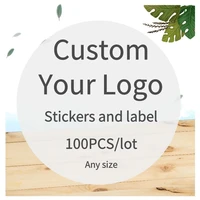 100pcs custom sticker and customized logowedding stickersdesign your own stickerspersonalized stickers food beverage labels