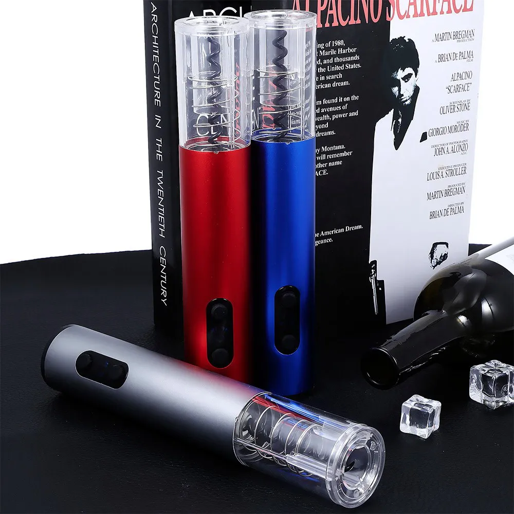 

Electric Wine Bottle Opener Corkscrew Cork Remover Cordless Battery Operated New 6104018060