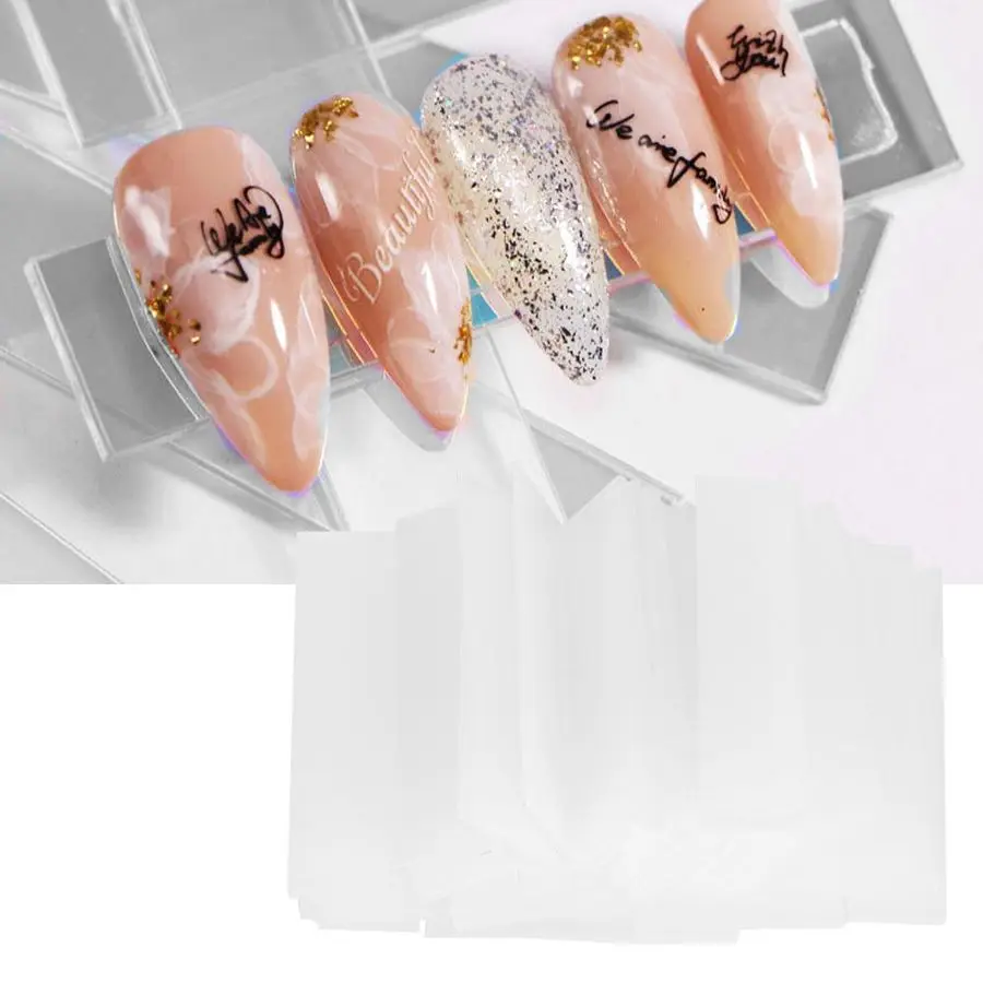 

50pcs Acrylic Nail Display Stand Colorful Nail Polish Display Stand Nail Polish Display Holders Nail Showing Tools