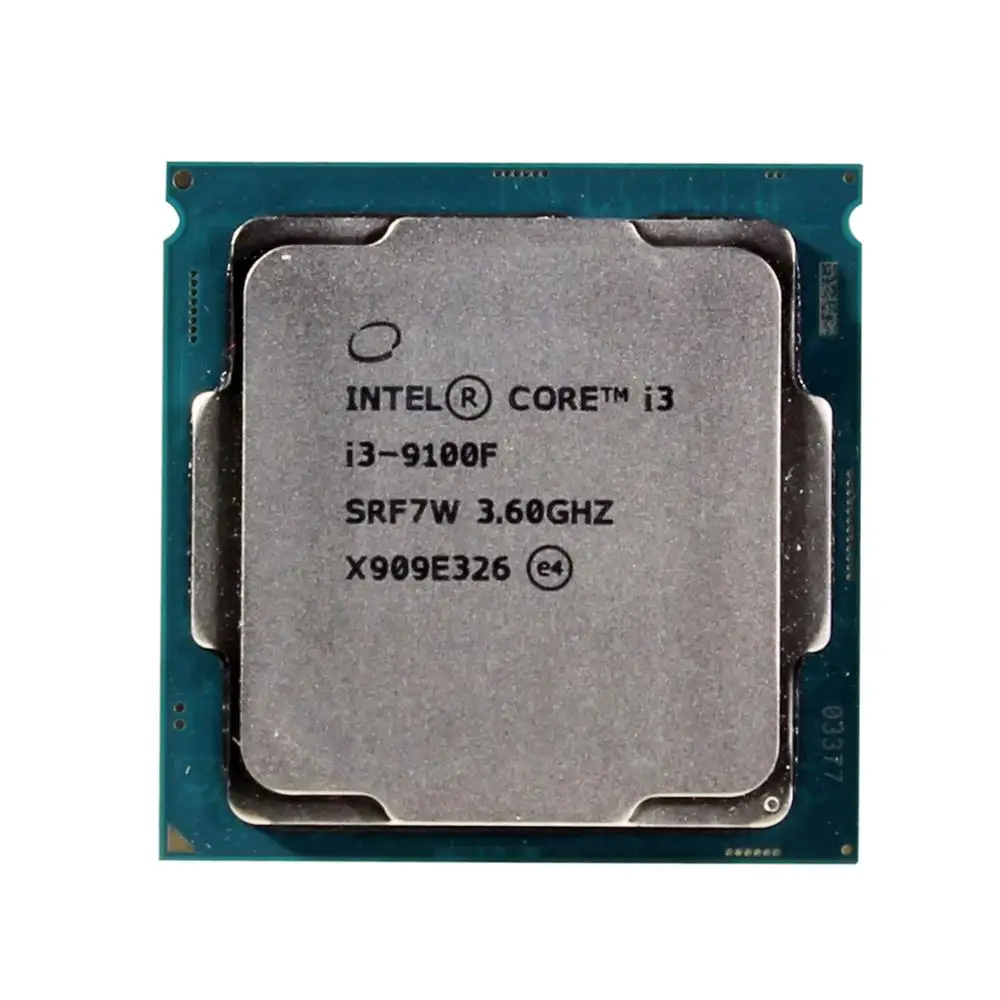 Intel Core i3-9100F SRF7W BO PC Настольный компьютер процессор LGA1151 I3 9100F | Компьютеры и офис