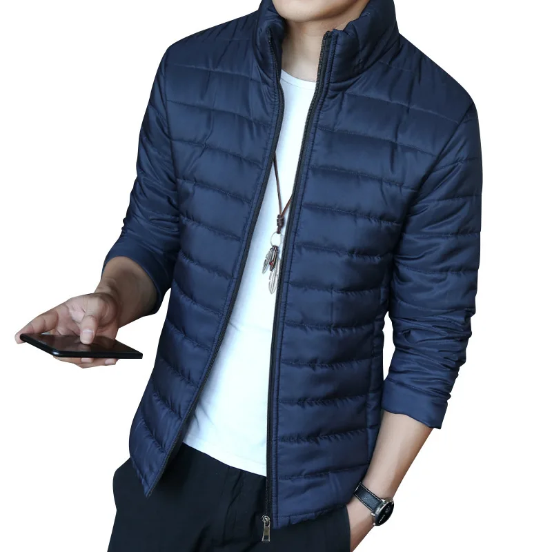 Мужское Свободное пальто короткая куртка с хлопковой подкладкой зимняя теплая