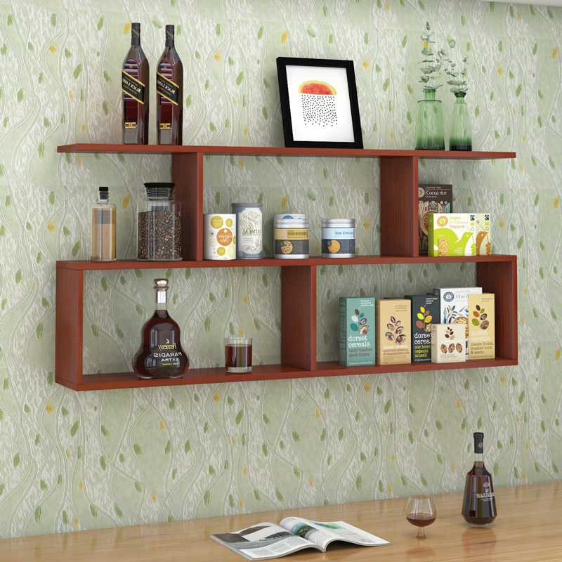 Настенный Шкафчик креативная решетка для гостиной винный шкаф настенная книжная