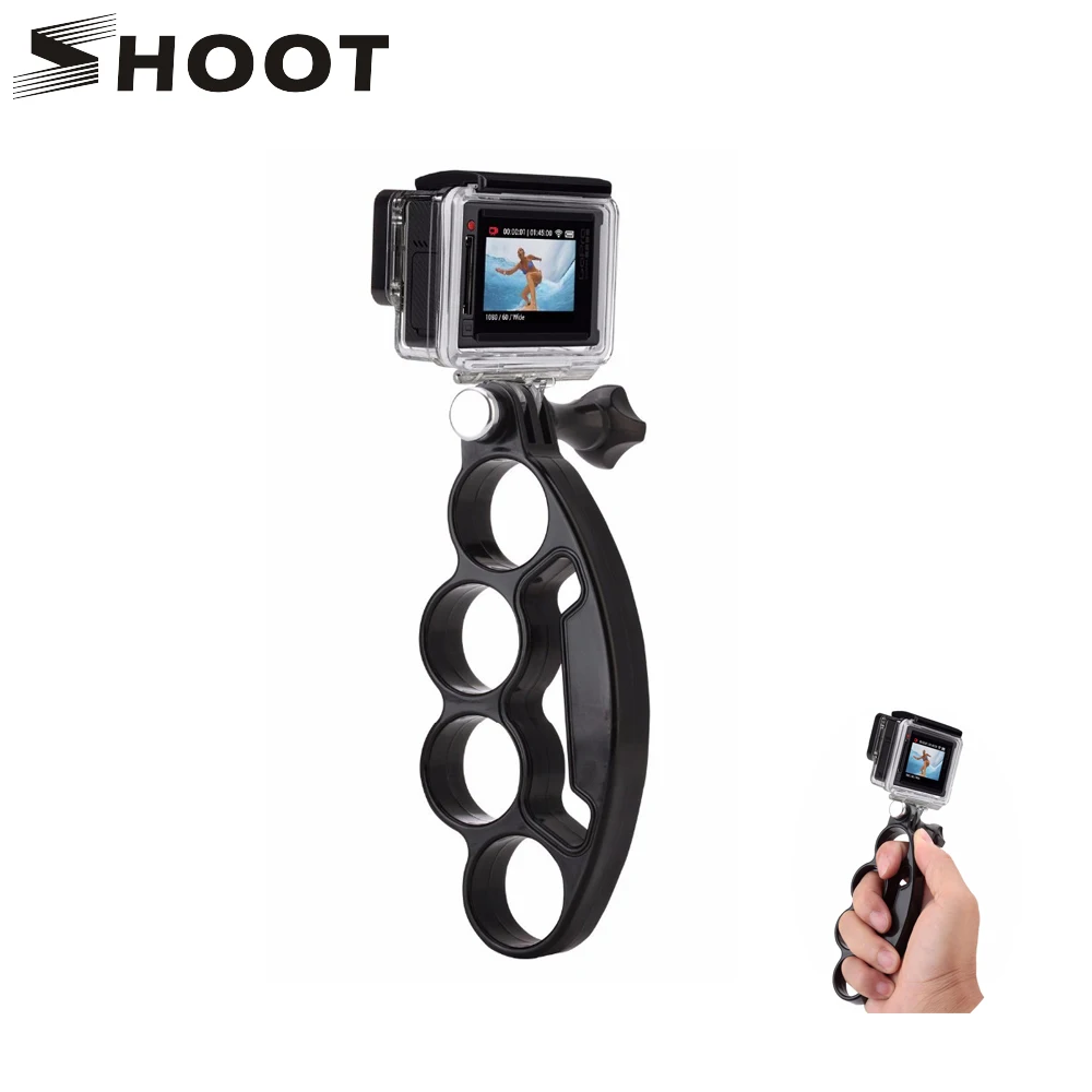 Ручной держатель для пальцев SHOOT крепление камеры GoPro Hero 7 6 5 Xiaomi Yi 4K SJ4000 SJ5000 SJ6000 Eken