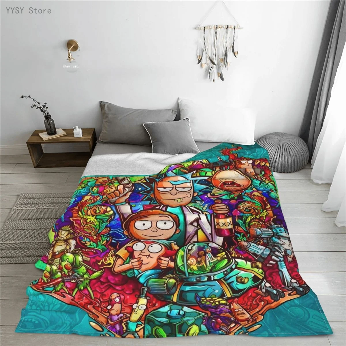 

Anime 3D printed Ultra-Soft Micro Fleece Blanket flannel throw Sherpa bedspread bedding sofa picnic fur soft blanket 300315851