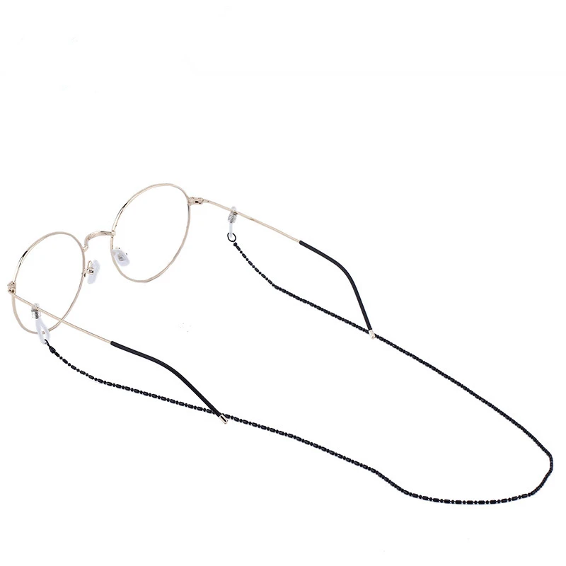 Fashion Reading Glasses Chain For Women Metal Sunglasses Cords Beaded Eyeglass Lanyard Hold Straps Eyewear Retainer