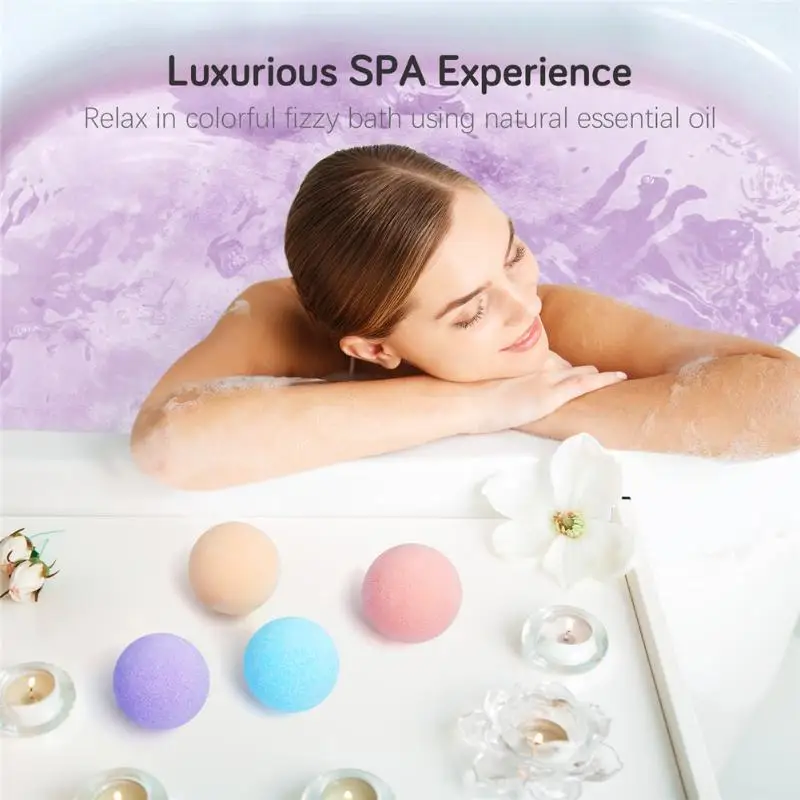 6 шт органическая соль для ванны простота расслабиться Эфирное 매화와토군 бомбы |