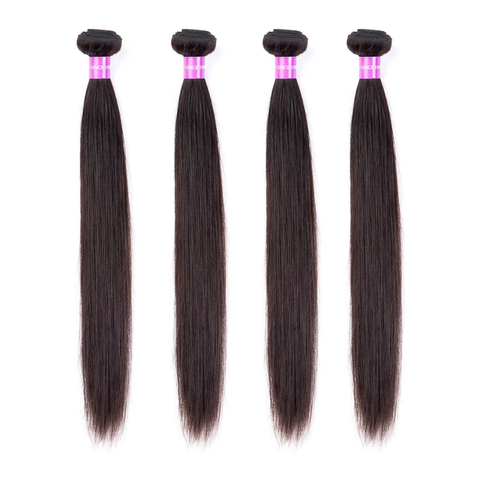 Бразильские прямые волосы пряди Пряди человеческих волос для наращивания
