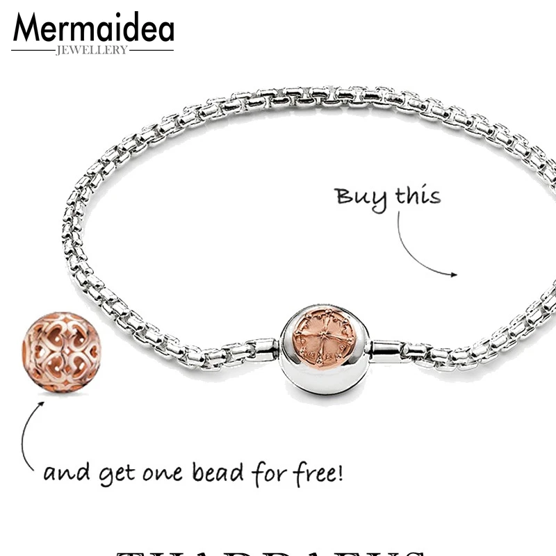 Браслеты цепочка из розового золота Посеребренная модные ювелирные изделия для