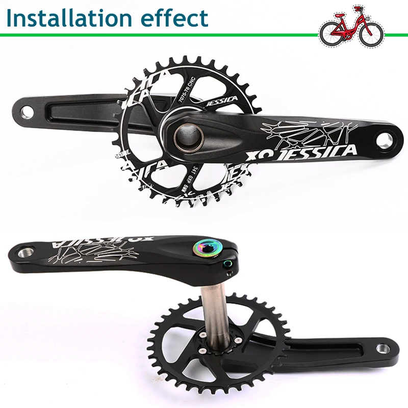 Джессика горный велосипед фиксированная передача кривошипная система GXP