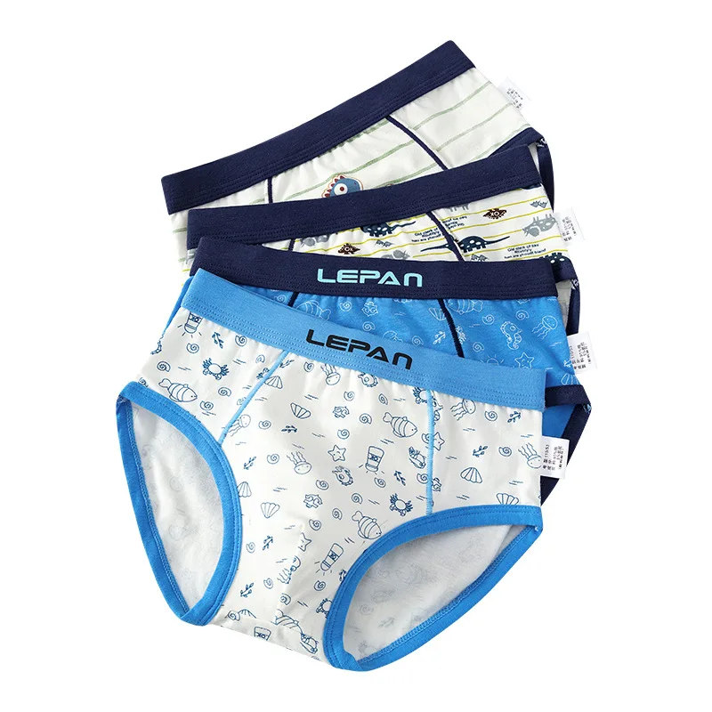 Летнее хлопковое нижнее белье для мальчиков детские шорты Нижнее 3 4 6 8 10 12 14 лет