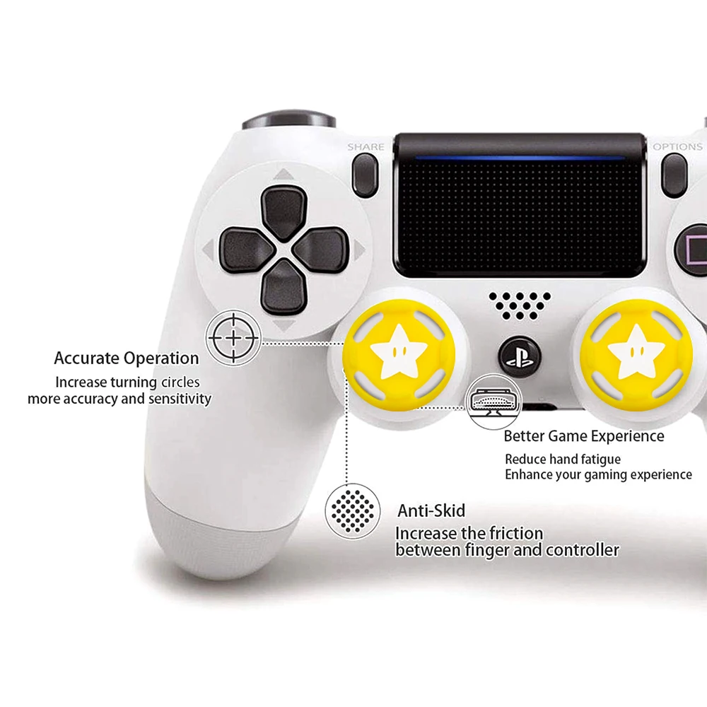 4 шт Nintendo Switch Pro контроллер большого пальца Grip Кепки s джойстик Мягкая силиконовая