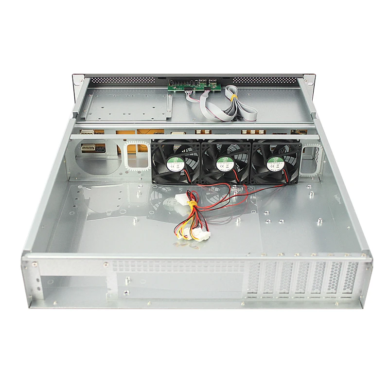 2U server chassis 8-bit hot swap RAID disk array video monitoring Internet bar storage rack |