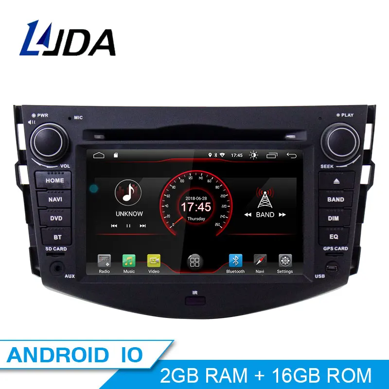 Автомагнитола Carplay DSP 2 Din Android 10 для Toyota RAV4 RAV 4 2007 2011 Автомобильный мультимедийный