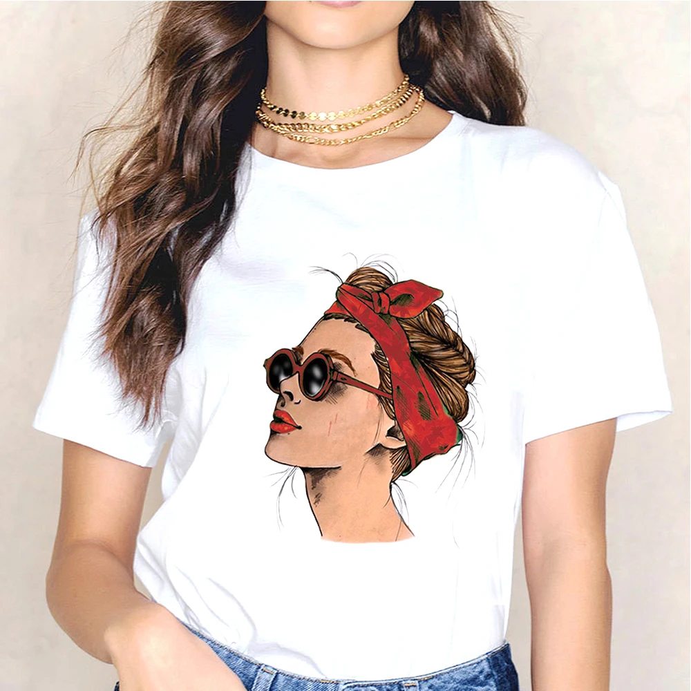 

Feminism Funny T-shirt Casual T-shirts Women Tops Vogue Grandmother Print Summer Tops Harajuku Short Sleeve Round Neck T-shirt