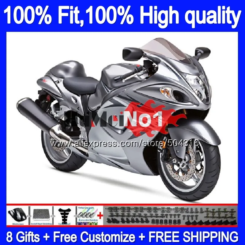 

Injection For SUZUKI Hayabusa GSXR 1300 GSXR-1300 Grey silvery 29MC.98 GSXR1300 2008 2009 2010 2011 2012 08 09 10 11 12 Fairing