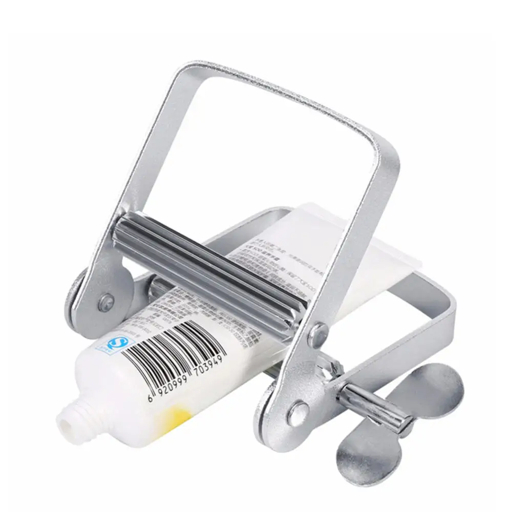 Toothpaste Squeezer Tool Dispenser Metal Paint Tube Wringer Hand Roller Tool Tube Squeezer Bathroom Accessories