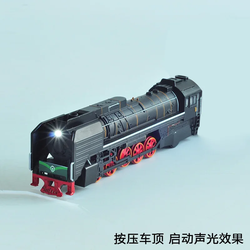 Модель локомотивного поезда Dongfeng в масштабе 1:50 модель со звуком и светом стиле