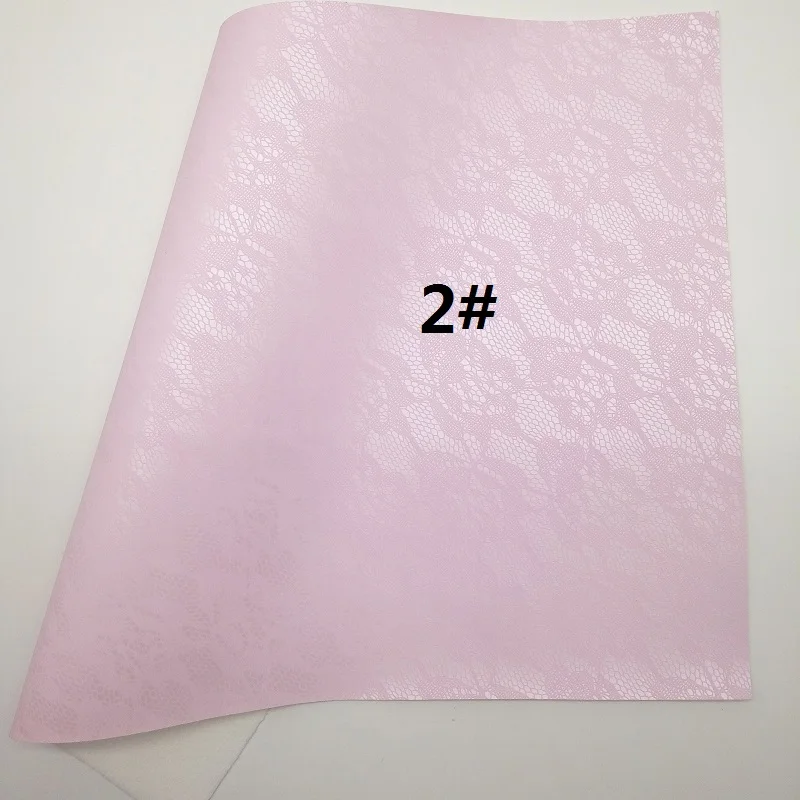 Розовая флокирующая блестящая ткань полосы из синтетической кожи кружевные