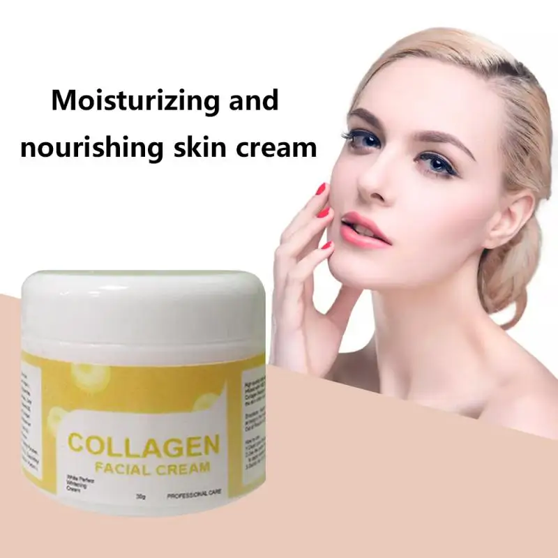 

1pc Collagen Face Cream Anti-aging Wrinkles Moisturizing Nourishing Face Skin Care Shrinks Pores Oil Control Facial Cream TSLM1