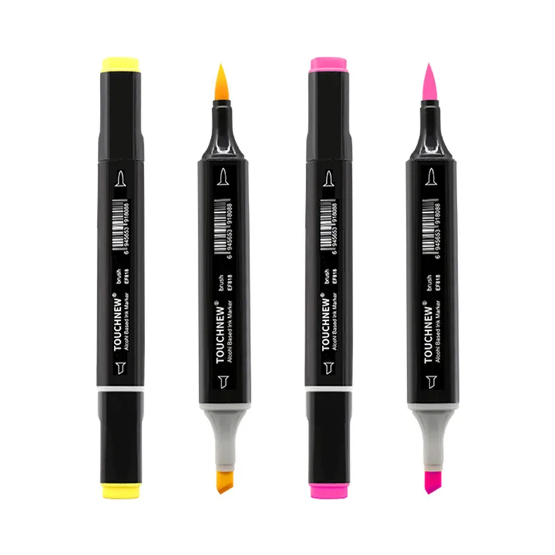 TOUCHNEW 1 шт. художественные Маркеры Набор ручек скетч мягкая кисть спиртовые