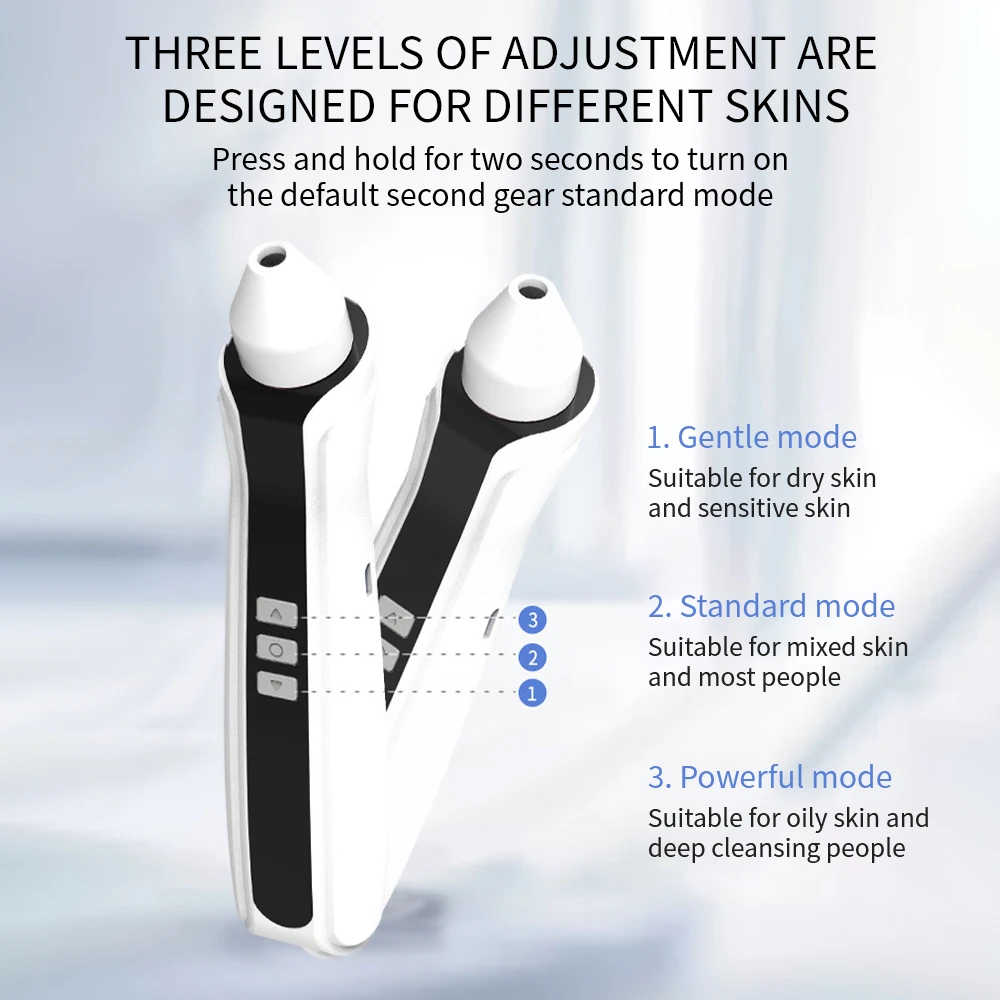 Визуальный пылесос для удаления черных точек со встроенным микроскопом HD-камера