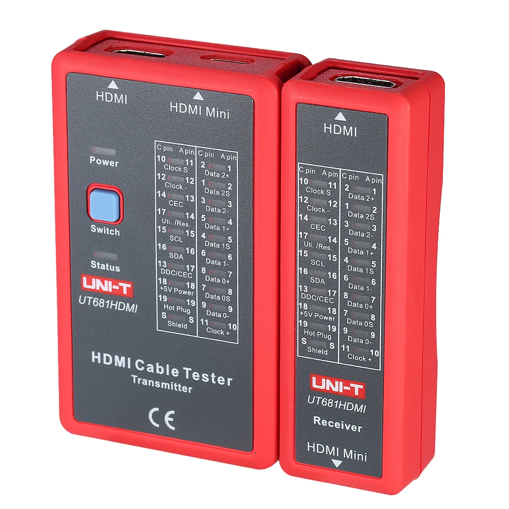 UNI T UT681 HDMI CHN провод ТЕСТЕР er мини кабель тестер проверить расстройство короткий
