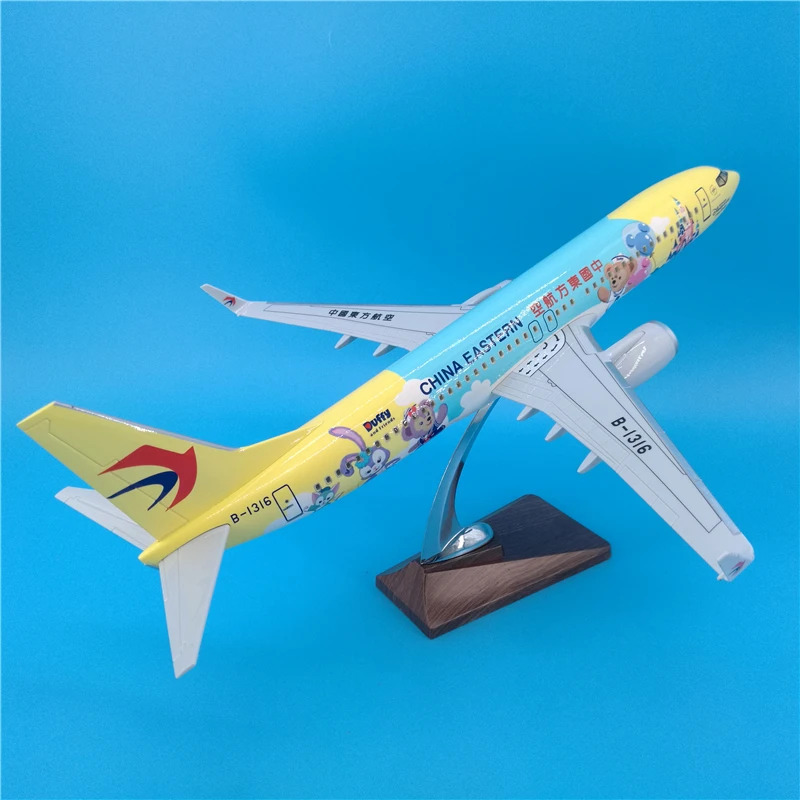 

47cm Eastern Airlines B737 Duffi Soyuz Aircraft Model Painter Collector's Edition Boeing 737 Diecast Airplane Model Kit Toys