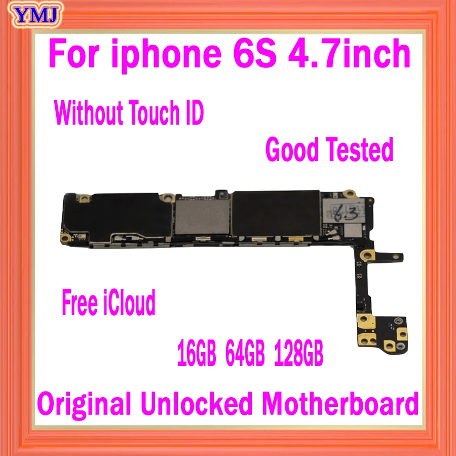 Материнская плата без идентификационной учетной записи для iphone 6plus 6s 6 6splus Touch ID