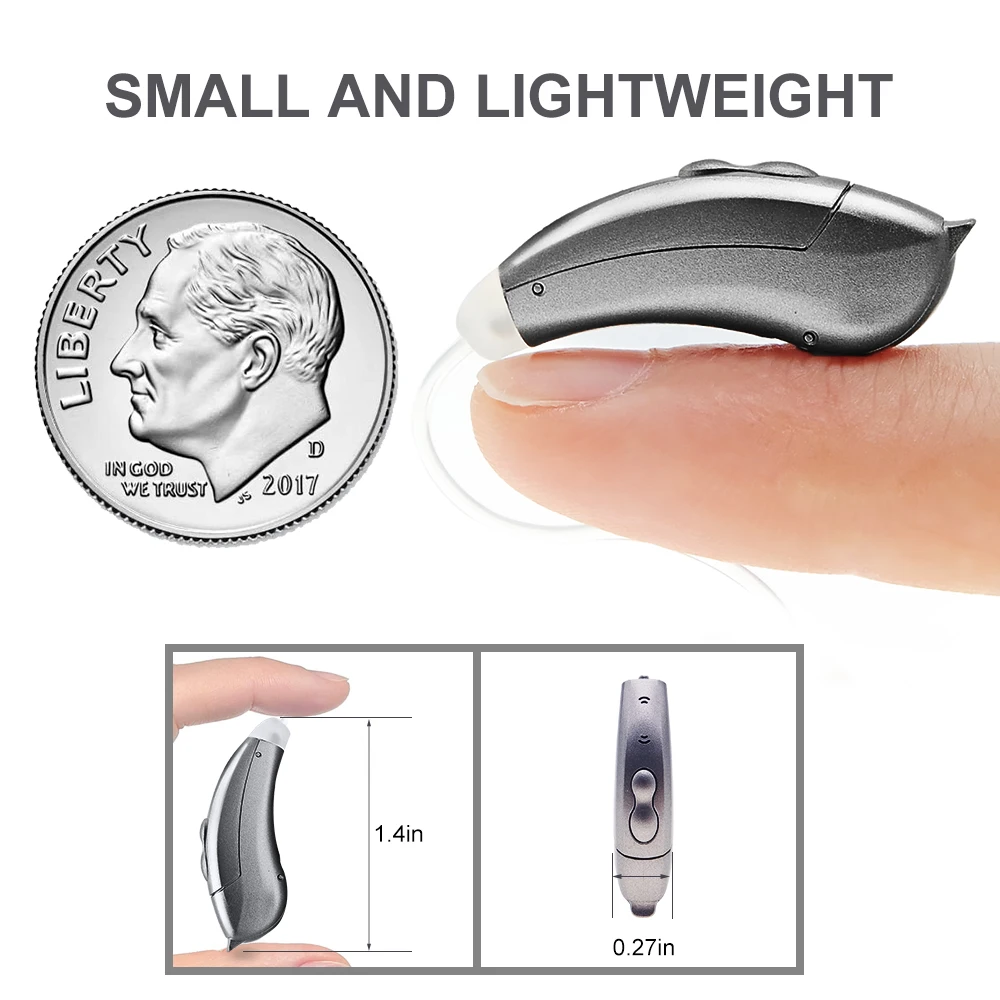 Hearing Aids With Bluetooth 10-Channels Mild to Moderate Loss Audifonos Invisible Adjustable Tone Sound Amplifier Drop Shipping | Красота и