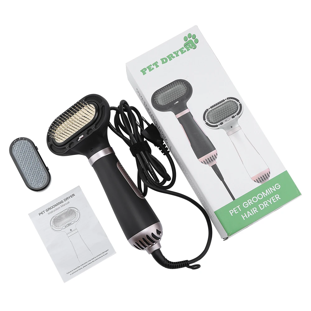 

2 in 1 Pet Hot Air Comb Dog Hair Dryer Multifunctional Pet Hair BrushPet Grooming Cat Hair Comb for Small Pets Medium Dogs Cats
