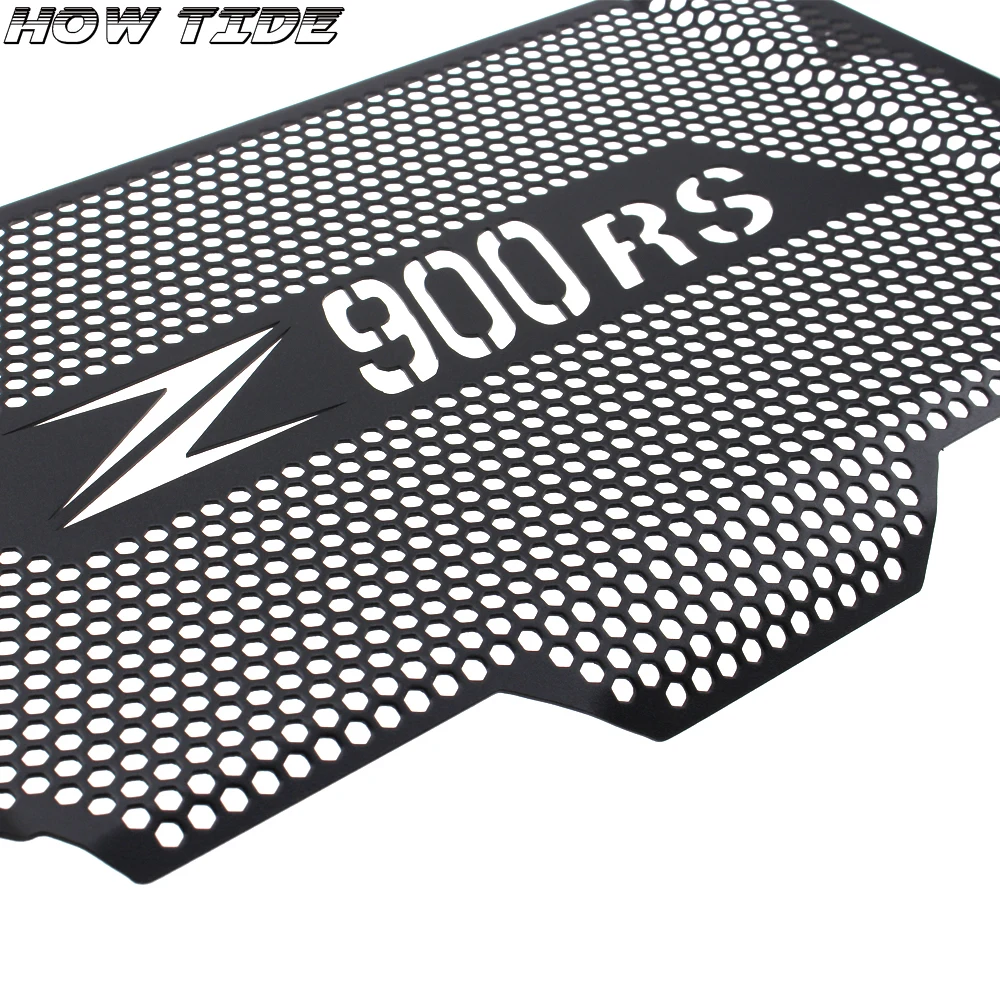 

Z900RS Motorcycle NEW Black Radiator Grille Guard Cover Protectorn for Kawasaki Z900 RS Z 900RS 2017-2018 Stainless Steel