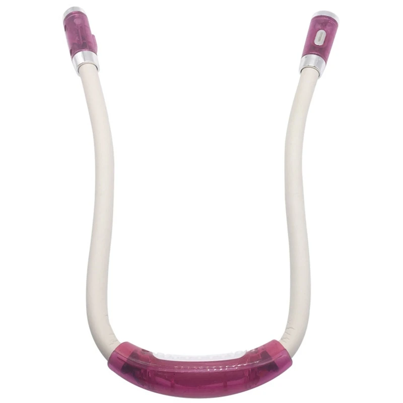 

4 LED Hanging Neck Book Light Bendable Eye Protection Reading Light Neck Lamp