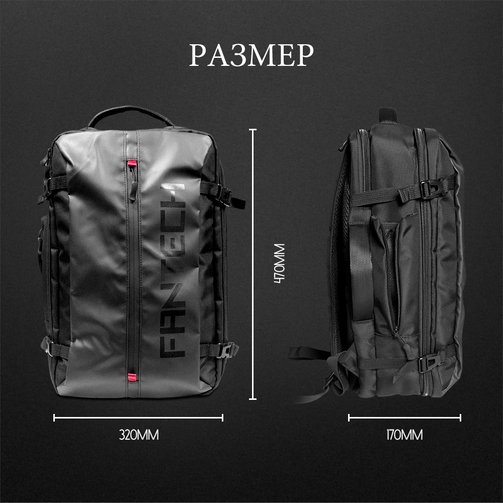 Fantech BG983 сумка для ноутбука большая вместительность рюкзак подходит для 15,6 размера Macbook Air Чехол водонепроницаемый дизайн сумка для ноутбука