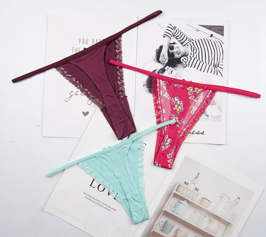 1 шт. женские кружевные Трусы стринги|Женские трусики| |