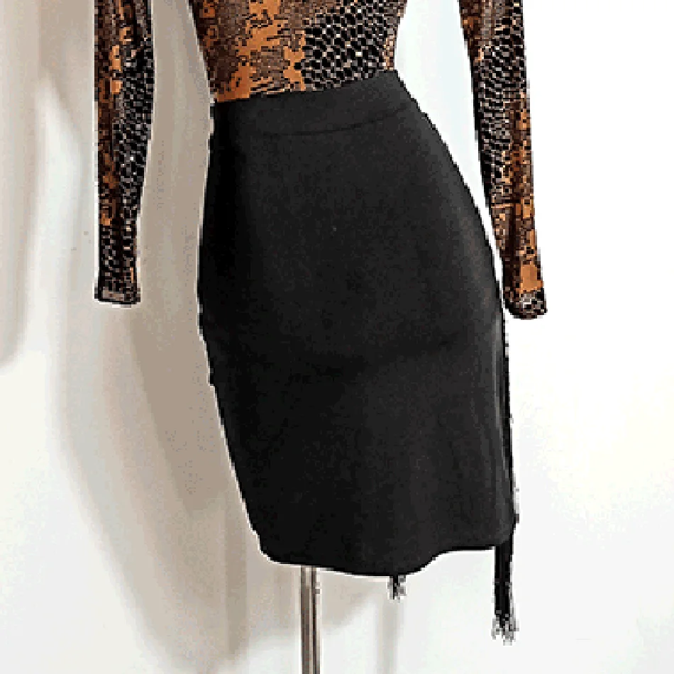 Женская юбка для латиноамериканских танцев TL847 Высококачественная дизайнерская