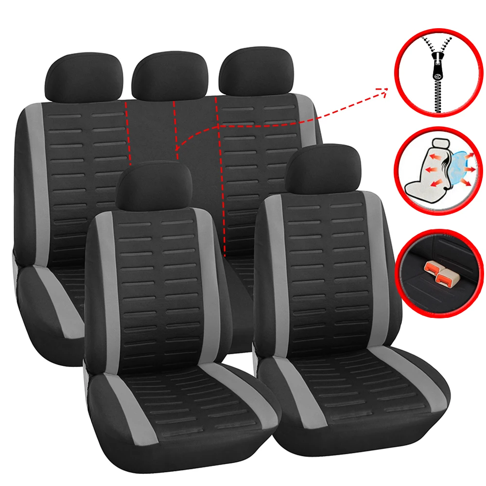 

Car Covers Car Seat Cover Set 5 Seat Covers Auto for Brilliance Faw V5, Byd S6 S7 F3, Changan Cs35, Chery Tiggo 3 5 T11