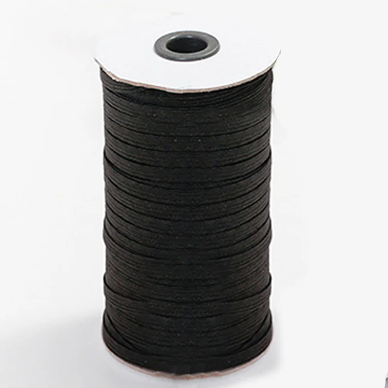 

3mm Braided Elastic Cord Heavy Stretch String Band Rope 200 Yard Sewing Spool for Jewellery Making LXH