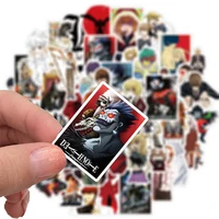 103050pcs anime death note cartoon sticker trolley case notebook mobile phone hand account water cup sticker sticker wholesale